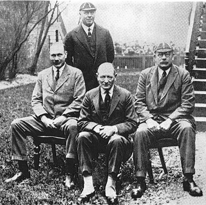 The winners of the 1895 Stewards’ thirty years later in 1925.