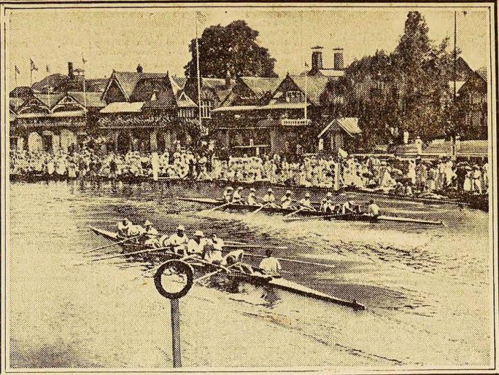 Harvard beating Boston in the final of the Grand Challenge Cup.