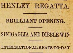 A “Brilliant Opening” to the Henley Regatta is reported by “An Old Blue” on pages 11 and 12.
