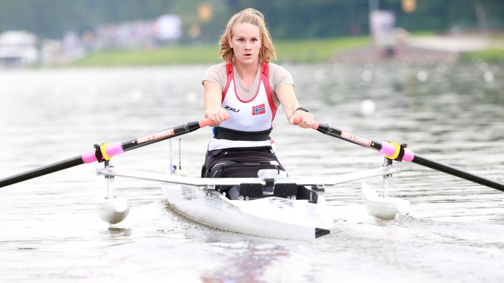 Birgit Skarstein, Norway, is a finalists for the 2014 award World Rowing Para Crew of the Year. Photo: FISA. 