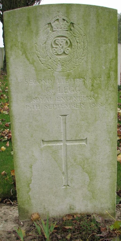Legg's headstone