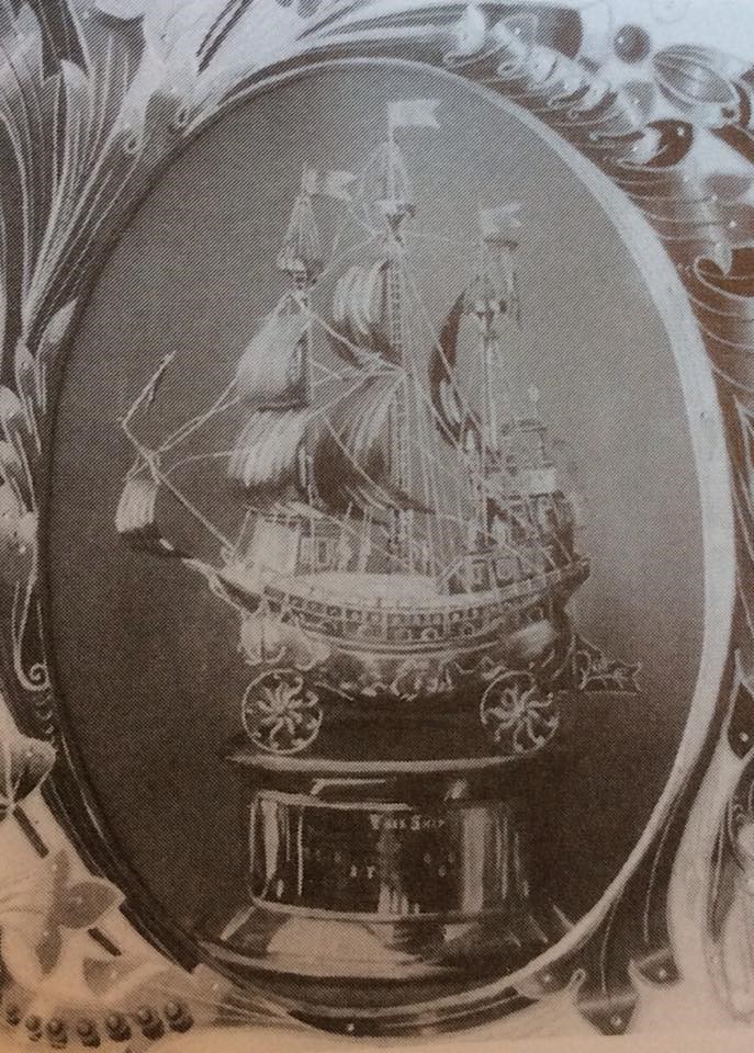 The Leander Trophy for senior eights at Cork Regatta