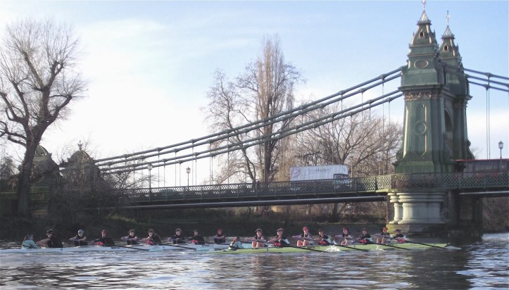 Cambridge womens trial eights  2013.