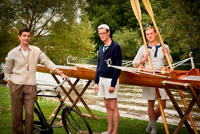 James Frain as Jack Beresford, Matt Smith as Bert Bushnell and Sam Hoare as Dickie Burnell.