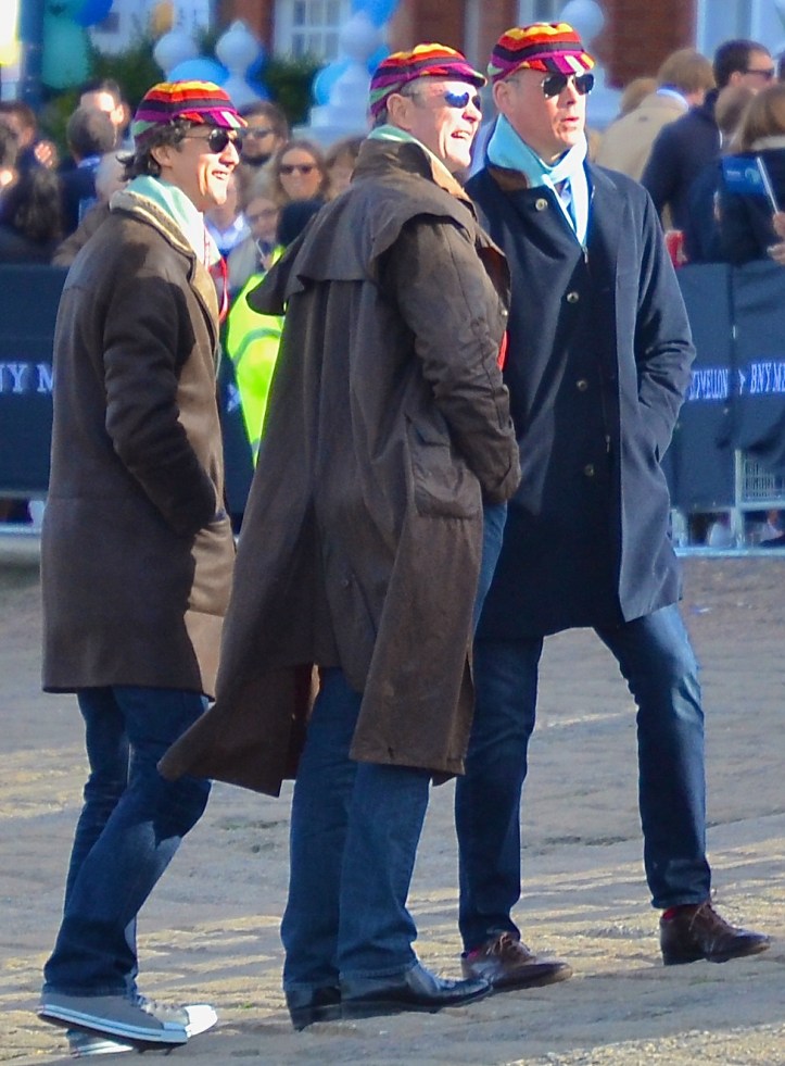 Three Cambridge Old Blues wearing the cap of the Cambridge Archetypals. According to the author of Rowing Blazers, Jack Carlson, ‘The legend of how you get the rainbow-striped blazer of the Cambridge Archetypals is as follows: You have to row in the Oxford - Cambridge boat race three times, have gotten a third in your degree….. and spent three nights in jail’. I think the key word here is ‘legend’.