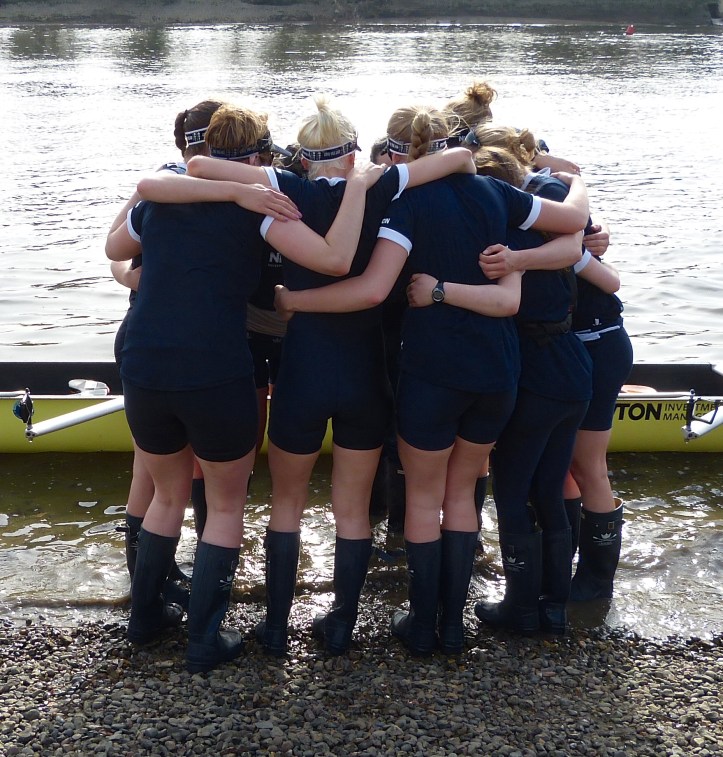 Osiris celebrate with a group hug….