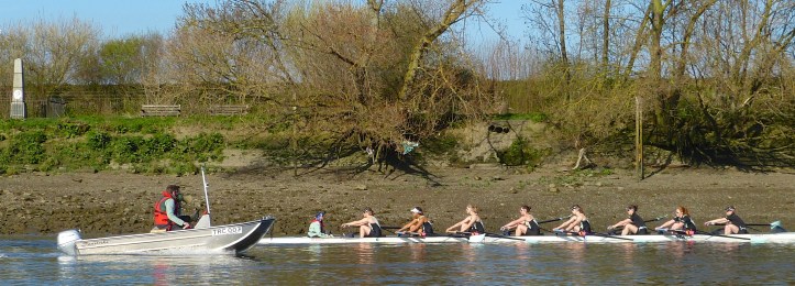 CUWBC and coach Baker pass the Mile Post.
