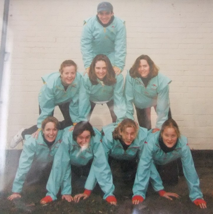 1997 crew with cox Brad Par – always on top!