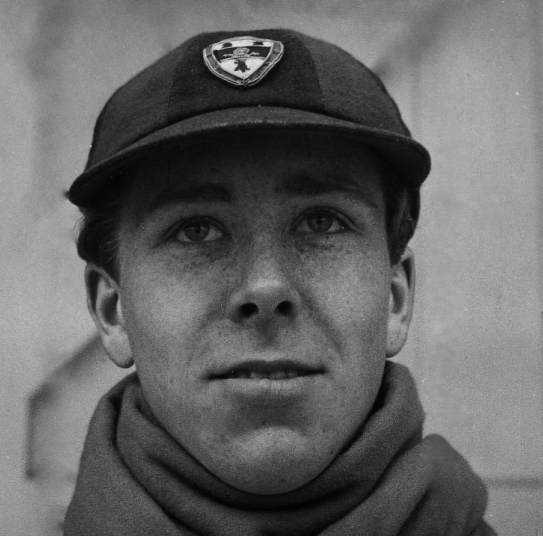 Antony (‘Tony’) Armstrong-Jones, later the First Earl of Snowden, in his Jesus College rowing cap