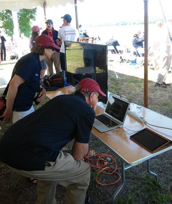 Crimson alums taking a closer look at the technical wonders of the 21th century.