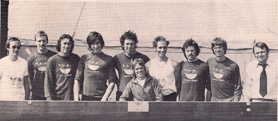 Bob's Boys in 1975: Lester, Matheson, Clark, Yallop, Aylings, Sweeney, Crooks, Robertson, Manson, and Janousek.
