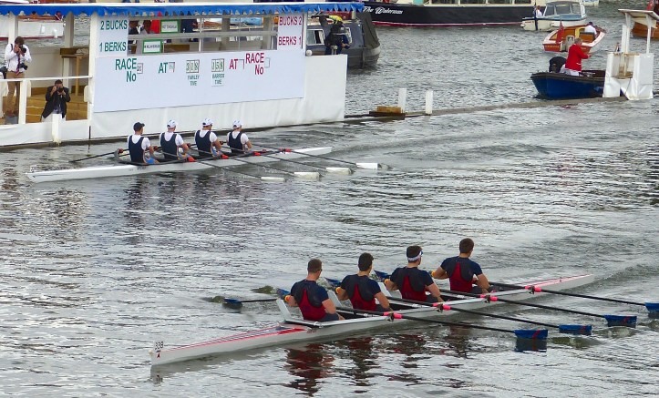 Pic 14. Borlase in control at the finish.