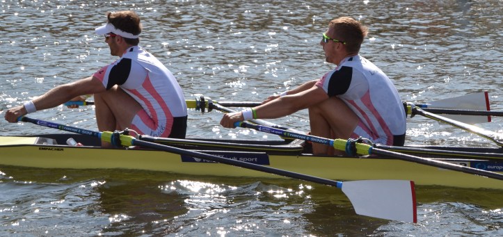 Pic 7. Collins and Walton who beat Keans and Piticariu in the Double Sculls.