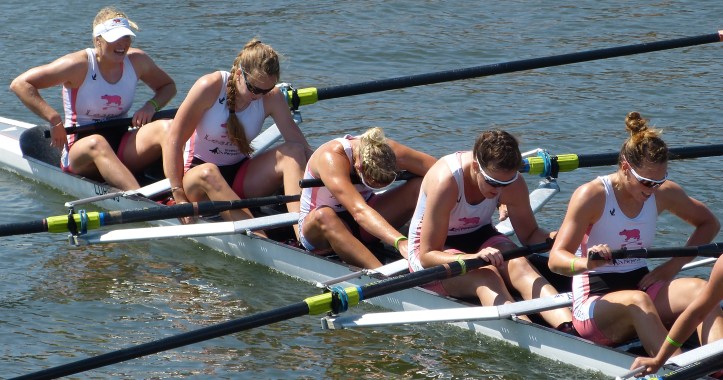 Pic 9. Some of the losing Leander crew in the Leander v Leander and Imperial College race in the Remenham.