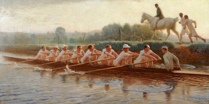 Pic 3. ‘In The Golden Days’ by Hugh Goldwin Rivière (1869–1956) c. 1900.