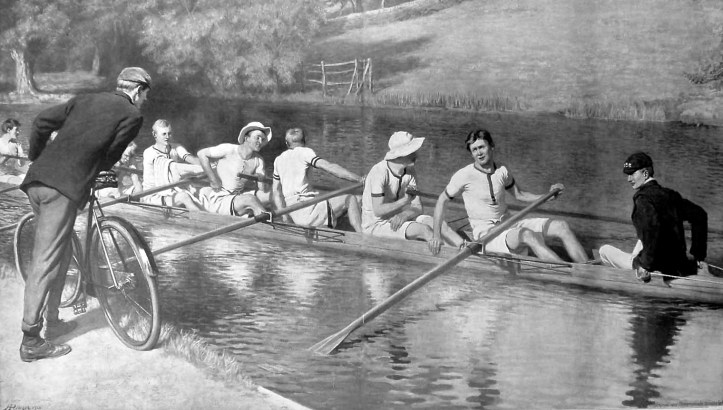 Pic 4. ‘At Iffley’ by Hugh Goldwin Rivière c. 1903.