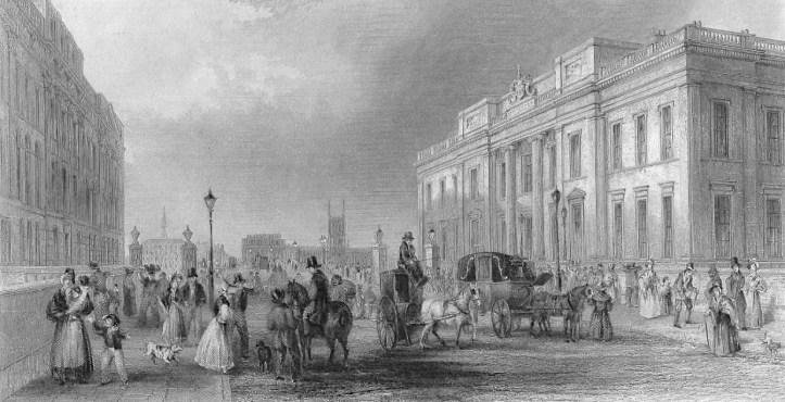 Pic 8. Fishmongers’ Hall and London Bridge in 1838.