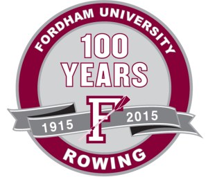 Fordham Rowing Centennial logo