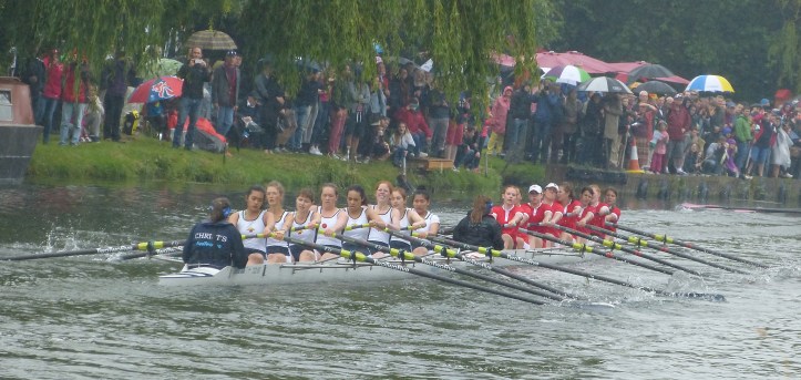 Pic 11. Christ’s did eventually bump Lady Margaret so the former started the final day third in Division III and finished second while the latter started second and finished third.