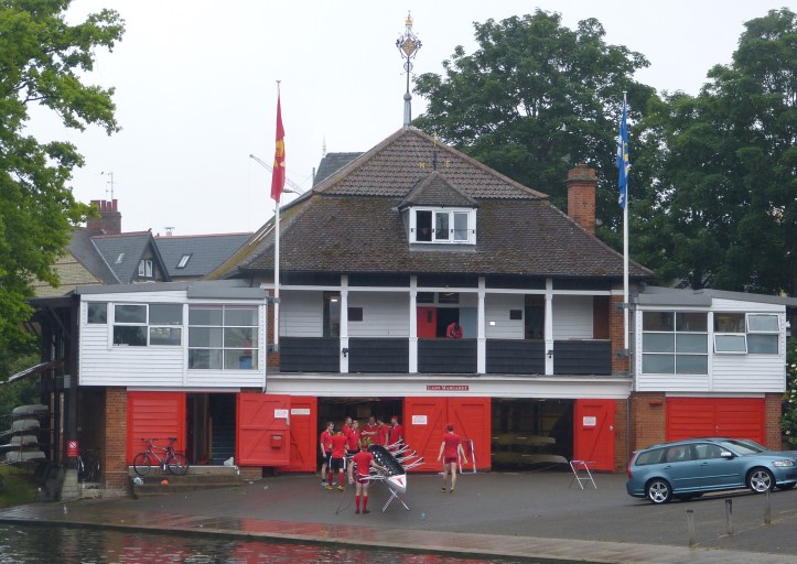 Pic 16. The boat club at St John’s College is called Lady Margaret. Its boathouse dates from 1905.