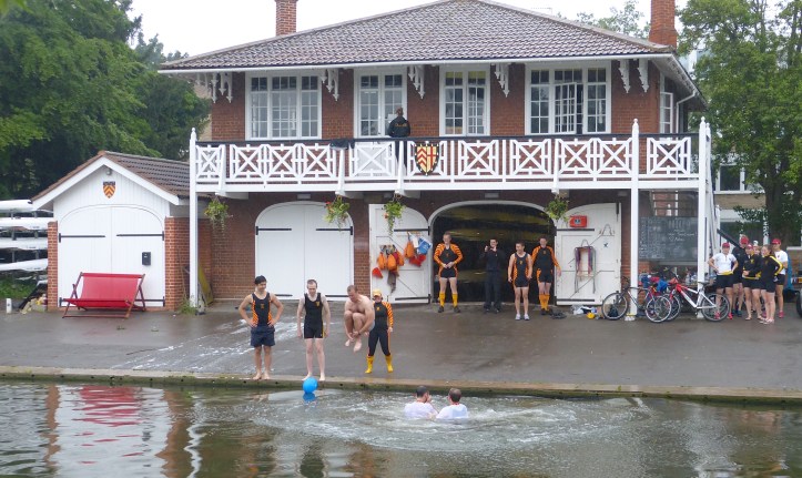 Pic 17. The attractive Clare College boathouse was built in 1898 and is Grade II Listed.