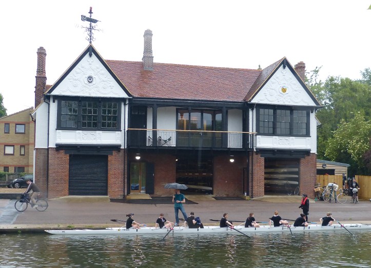Pic 18. Another fine boathouse, this belonging to Trinity Hall, dating from 1905.