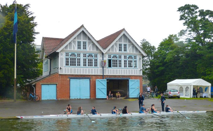 Pic 19. The 1895 Grade II Listed Pembroke College boathouse.