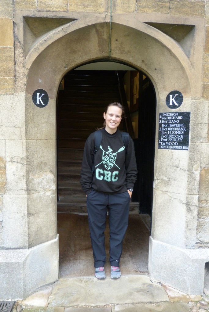 Pic 2. Brie Stark, Captain of Boats at Caius 2014 -15 and cox of the college’s women’s first eight.