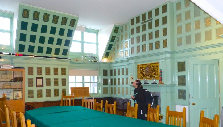 Pic 23. Brie finds that there are still plenty of empty spaces for future CUBC crews to be immortalised.