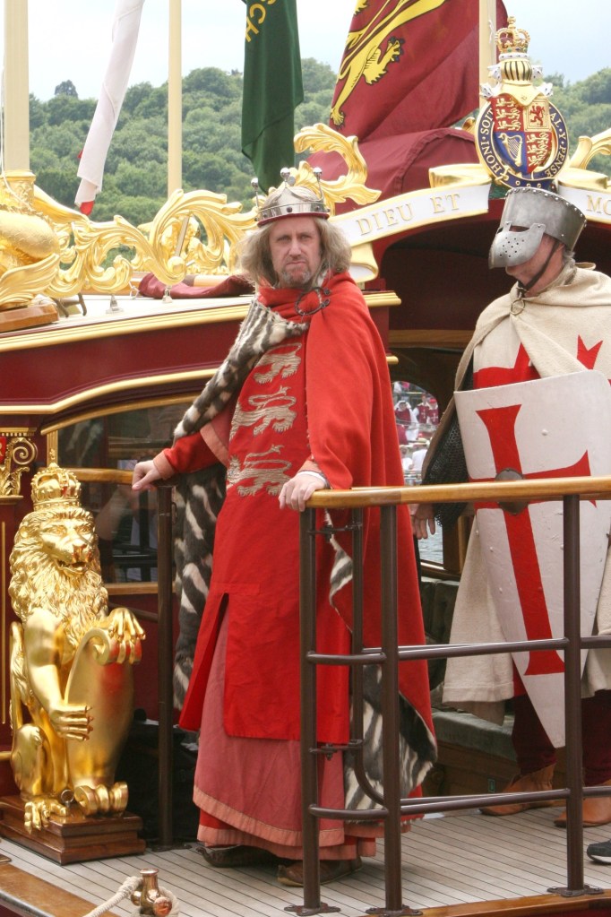Pic 8. ‘King John’ aboard Gloriana.