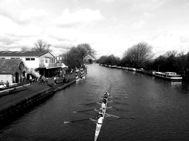Lea Rowing Club, a recent picture taken from High Bridge.