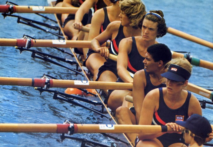 Anita DeFrantz at the Los Angeles Games 1984.