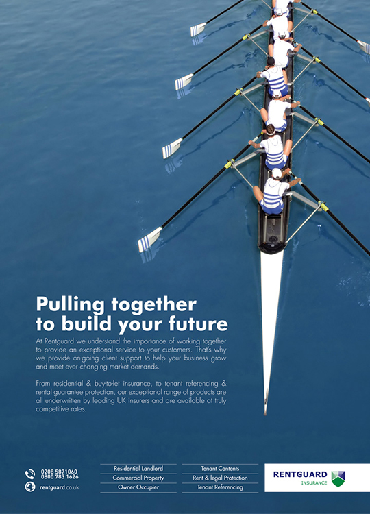 Pic 11. 2013: Rentguard Insurance, ‘pulling together’. 