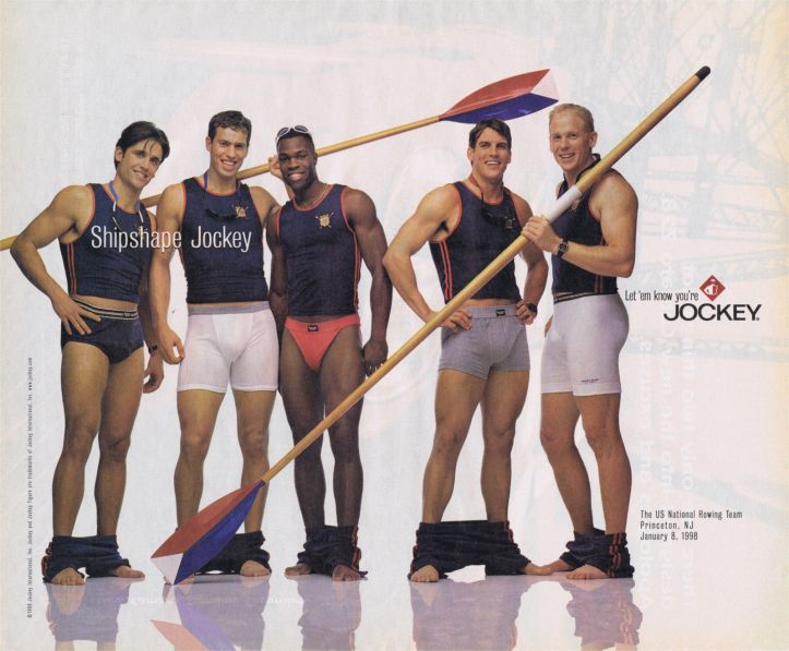 Pic 14. A slightly strange effort from 1997. Second from the left is Jamie Koven, these days a Henley Steward.