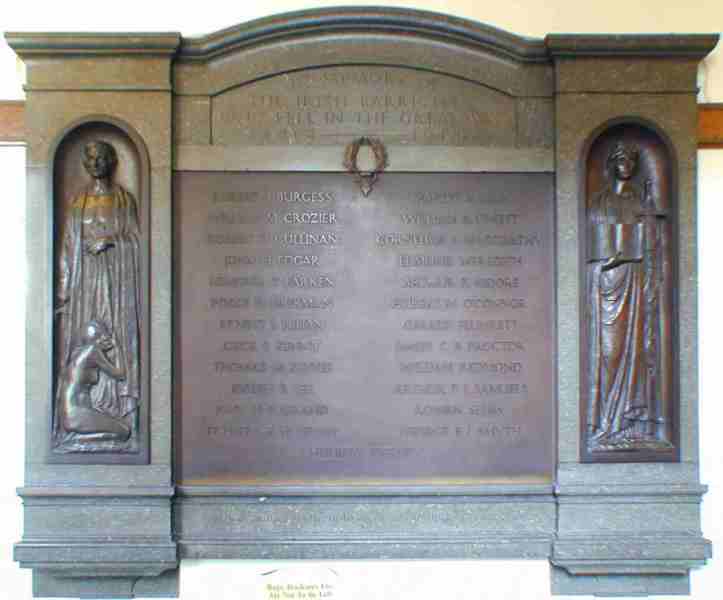 Barristers’ Memorial, Four Courts, Inns Quay, Dublin.