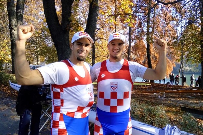 The 2015 Silver Skiff winner Martin Sinkovic and his second-placed brother Valent