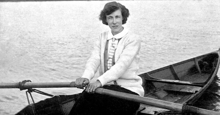 Pic 10. Phoebe Radly on the River Lea, c.1913.