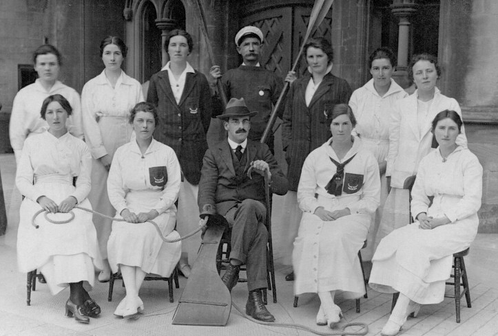 Pic 13. The Aberystwyth University Ladies Rowing Group, 1916. Despite their genteel name, this looks like a serious crew and I would love to know more about ‘ladies rowing’ at Aberystwyth.