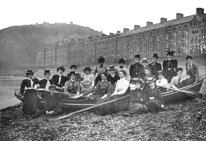 Pic 14. The Ladies Rowing Group pictured on the beach at Aberystwyth. I suspect that this picture predates the one above. The University was a pioneer in women’s higher education, first admitting female undergraduates in 1884. https://www.aber.ac.uk/en/is/news/2013/women-day/