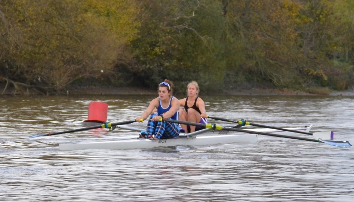 Pic 6. At Tea Rose Buoy, Hodgkins-Byrne looks as if she is considering her move.