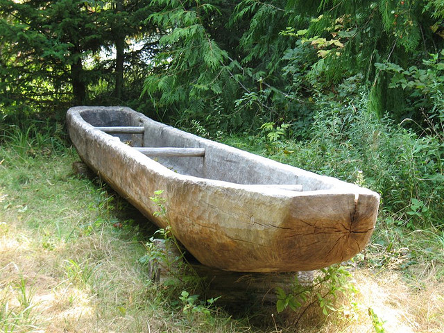 dug-out canoe