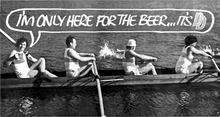 Pic 4. A typical piece of Cygnet fundraising enterprise. In 1972 some members modelled for this picture used as part of a very popular campaign for the dreadful ‘Double Diamond’ beer. Older British readers will remember the slogan, ‘I’m only here for the beer – it’s Double Diamond’.