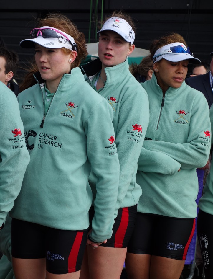 Faces of defeat - Zara Goozee, Myriam Goudet and Daphne Martschenko. Photo: 