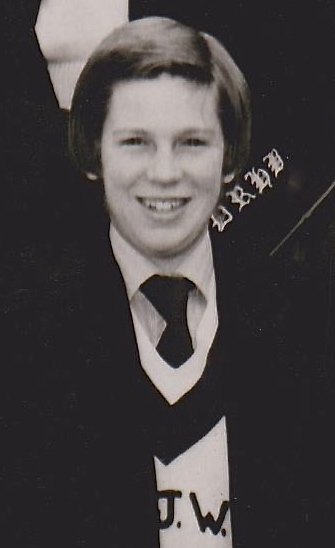 John in 1976: ‘When I grow up, I’m going to have a beard’.