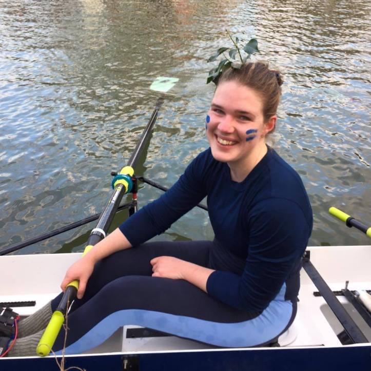Caption 0 - Courtney Landers, who is rowing for Pembroke College BC, will share her and her crew mates journey towards May Bumps with the HTBS readers for some Tuesdays onwards. Photo: Sue Aylward.