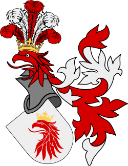 The City of Malmö's coat of arms, from 1437, though this is a modernised version of today.