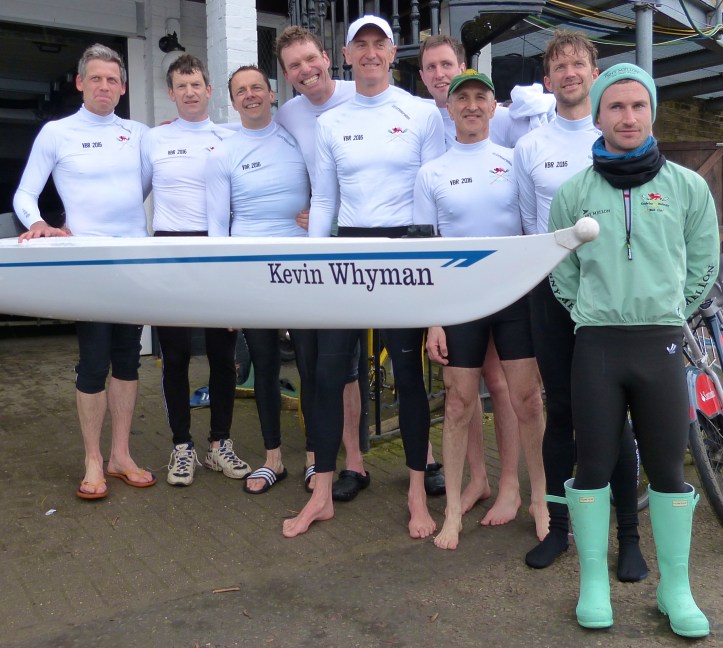 Pic 12. The victors, left to right, Parish, Fowler, Gillard, Backhouse, Pooley, Le Neve Foster, Gorvy, Middleton and Fieldman.