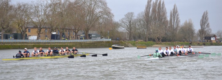 Pic 2. Approaching the end of Putney Embankment.