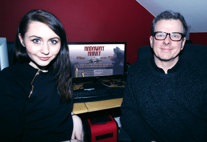 Sophie Teasdale and Richard Flood, of Von Fox Promotions, who created the website about Harry Clasper.