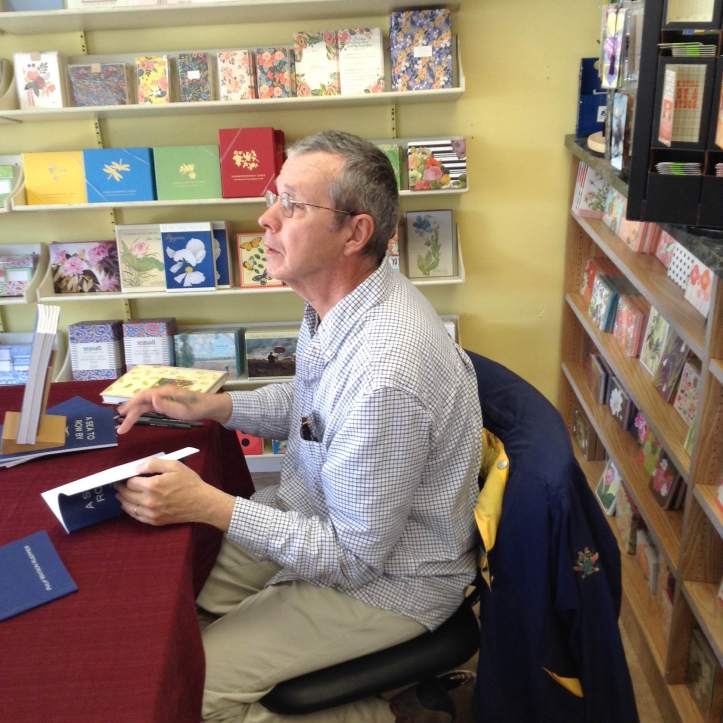 Last Saturday, HTBS’s Philip Kuepper, the ‘Rowing Poet’, signed copies of his book ‘A Sea To Row By – Poems’ at Bank Square Books in downtown Mystic.